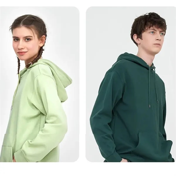 Custom Cotton Pullover Sweatshirt Hoodies - Custom Cotton Pullover Sweatshirt Hoodies - Image 4 of 21