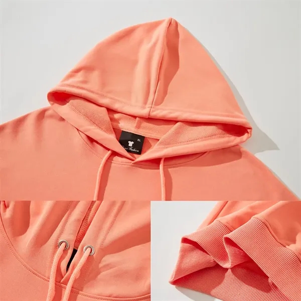 Custom Cotton Pullover Sweatshirt Hoodies - Custom Cotton Pullover Sweatshirt Hoodies - Image 6 of 21