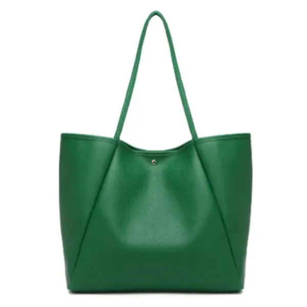 Oversize Leather Tote Women Weekender Bag,Shopper Handbag Tr - Oversize Leather Tote Women Weekender Bag,Shopper Handbag Tr - Image 5 of 7