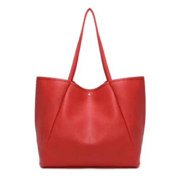 Oversize Leather Tote Women Weekender Bag,Shopper Handbag Tr - Oversize Leather Tote Women Weekender Bag,Shopper Handbag Tr - Image 7 of 7