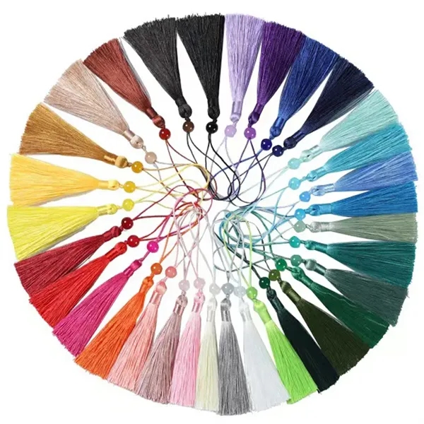 Bookmarks with Tassels and Beads Chinese Style - Bookmarks with Tassels and Beads Chinese Style - Image 1 of 3