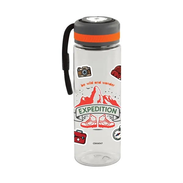 EPEX® Cosmic Campground Tritan® COB Lantern Bottle - 27 oz. - EPEX® Cosmic Campground Tritan® COB Lantern Bottle - 27 oz. - Image 5 of 6