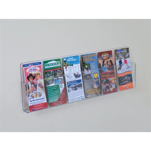 Acrylic Wall Literature Display - 3-6 Pocket