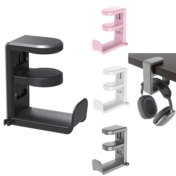 Rotating Headphone Stand Clamp - Rotating Headphone Stand Clamp - Image 0 of 3