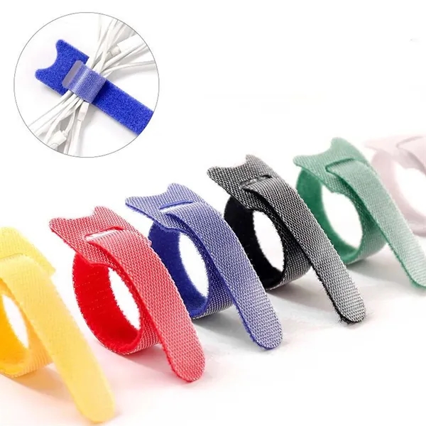 Custom Reusable Cable Ties Adjustable Cord Straps - Custom Reusable Cable Ties Adjustable Cord Straps - Image 5 of 7