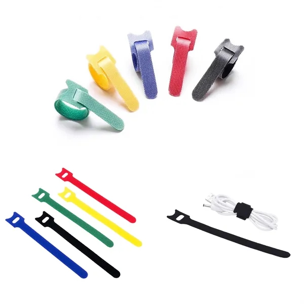 Custom Reusable Cable Ties Adjustable Cord Straps - Custom Reusable Cable Ties Adjustable Cord Straps - Image 7 of 7