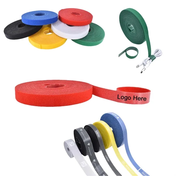 Reusable Cable Ties Double Sided Hook Loop Cable Organizer - Reusable Cable Ties Double Sided Hook Loop Cable Organizer - Image 0 of 4