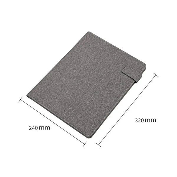 Multifunctional A4 Leather Folder - Multifunctional A4 Leather Folder - Image 2 of 4