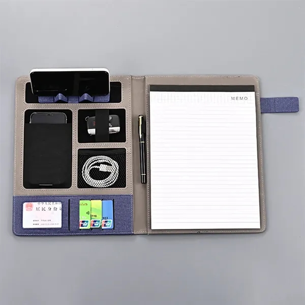 Multifunctional A4 Leather Folder - Multifunctional A4 Leather Folder - Image 4 of 4