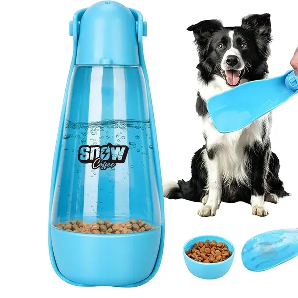 3-in-1 Portable Pet Water Dispenser with Food Container - 3-in-1 Portable Pet Water Dispenser with Food Container - Image 0 of 3