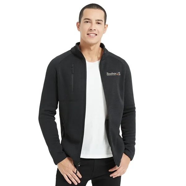 Men's Full Zip MicroFleece Brushed Back Jacket - Men's Full Zip MicroFleece Brushed Back Jacket - Image 0 of 1