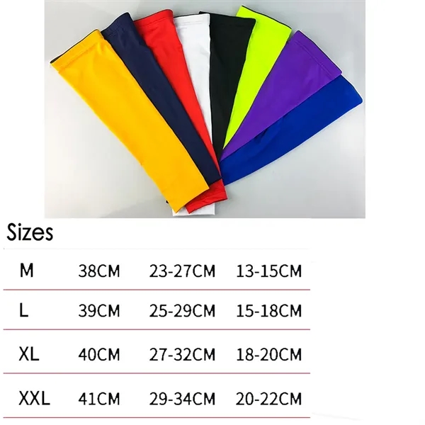 Basketball Football Compression Arm Sleeves with Sweat-Wick - Basketball Football Compression Arm Sleeves with Sweat-Wick - Image 2 of 2