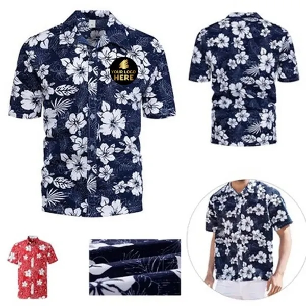 Men's Summer Hawaiian Shirts - Men's Summer Hawaiian Shirts - Image 0 of 1