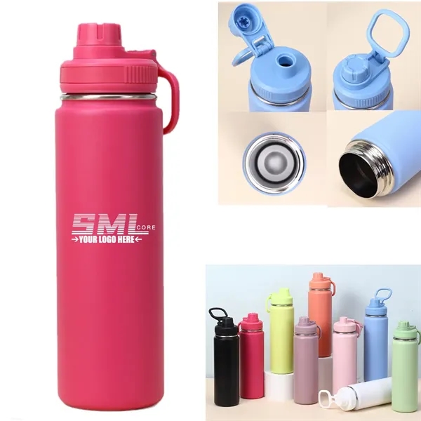 25 oz Insulated Stainless Steel Water Bottle with Spout Lid - 25 oz Insulated Stainless Steel Water Bottle with Spout Lid - Image 0 of 1