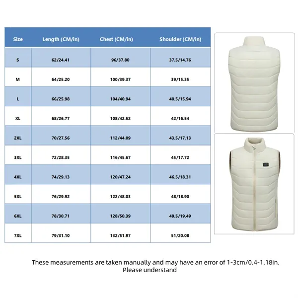 Winter Heated Vest(Charging Battery NOT Uncluded) - Winter Heated Vest(Charging Battery NOT Uncluded) - Image 3 of 4