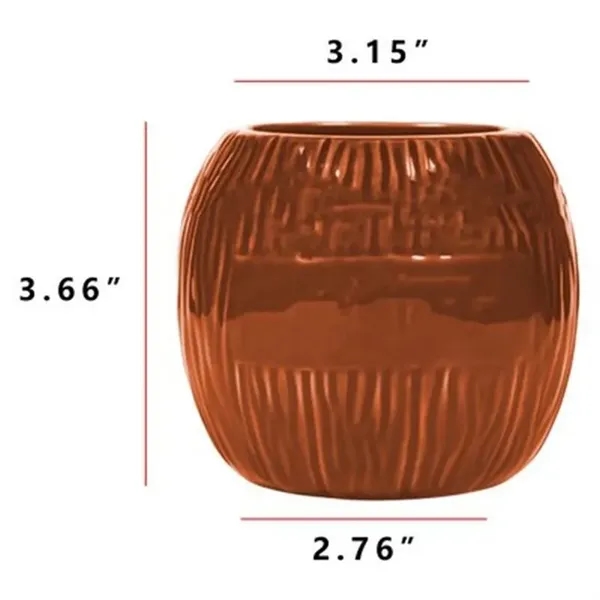 Hawaiian Ceramic Wine Glass - Hawaiian Ceramic Wine Glass - Image 1 of 4