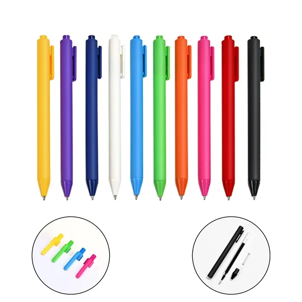 MOQ 20 ABS Plastic 0.5mm Black Ink Ballpoint Pen - MOQ 20 ABS Plastic 0.5mm Black Ink Ballpoint Pen - Image 0 of 1