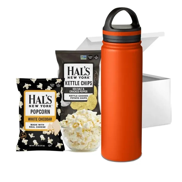 Stainless Steel 24 oz Bottle with Snacks Boxed - Stainless Steel 24 oz Bottle with Snacks Boxed - Image 3 of 6