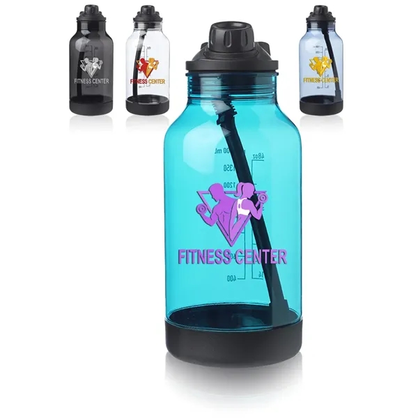 64 oz. Plastic Sports Bottle with Capacity Markings - 64 oz. Plastic Sports Bottle with Capacity Markings - Image 0 of 8