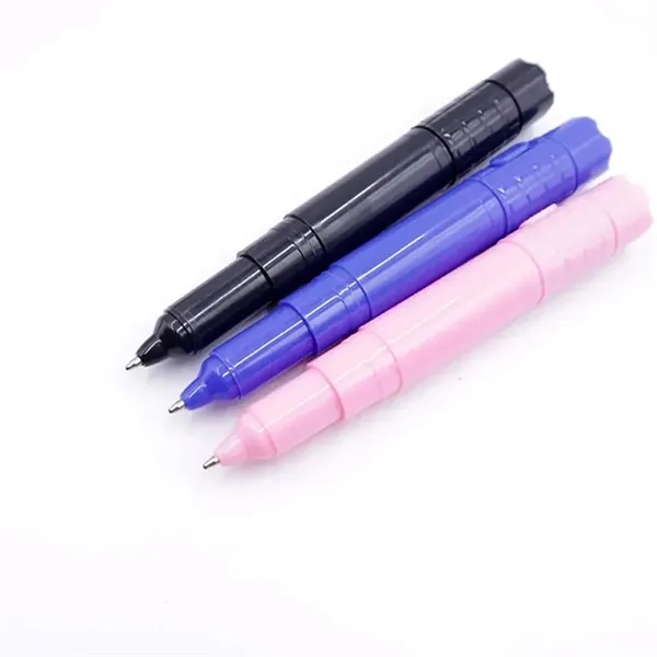 Ballpoint Pen with Keychain and LED - Ballpoint Pen with Keychain and LED - Image 1 of 2
