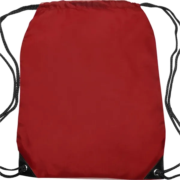 Quick Ship Drawstring Backpack w/ Reinforced Corners 14"x18" - Quick Ship Drawstring Backpack w/ Reinforced Corners 14"x18" - Image 26 of 28
