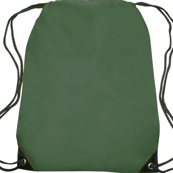 Quick Ship Drawstring Backpack w/ Reinforced Corners 14"x18" - Quick Ship Drawstring Backpack w/ Reinforced Corners 14"x18" - Image 27 of 28