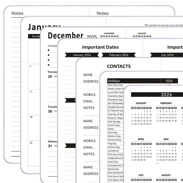 2026 Pocket Planner Notebook - 2026 Pocket Planner Notebook - Image 3 of 4