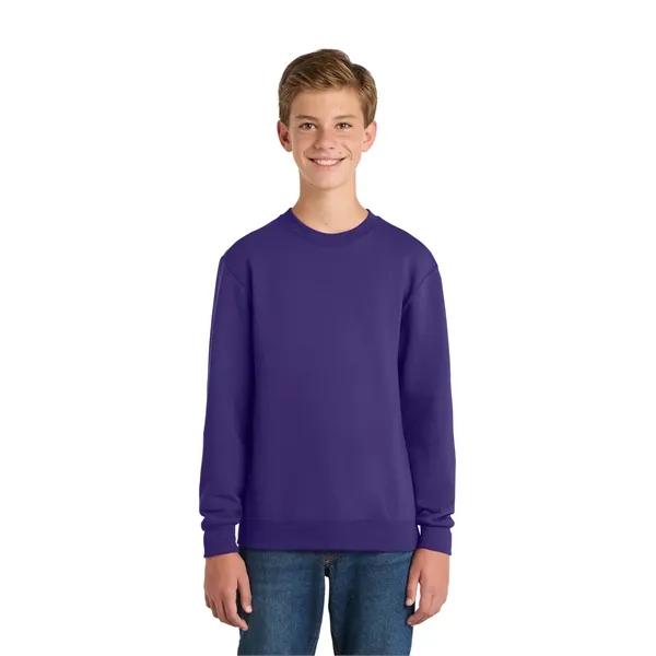 Port & Co Youth Core Fleece Crewneck Sweatshirt. - Port & Co Youth Core Fleece Crewneck Sweatshirt. - Image 51 of 74
