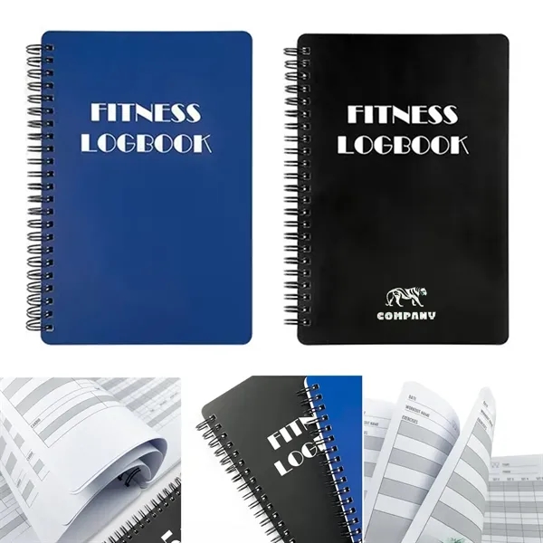 A5 Fitness Journal Spiral Coil Notebook - A5 Fitness Journal Spiral Coil Notebook - Image 0 of 4