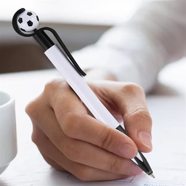 Soccer Ball Top Click Pen - Soccer Ball Top Click Pen - Image 5 of 5