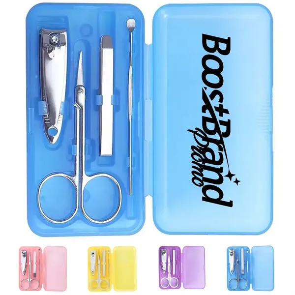 Mini Travel Manicure Set in Translucent Case - Mini Travel Manicure Set in Translucent Case - Image 0 of 5