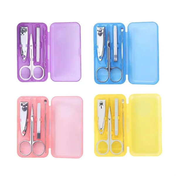 Mini Travel Manicure Set in Translucent Case - Mini Travel Manicure Set in Translucent Case - Image 2 of 5