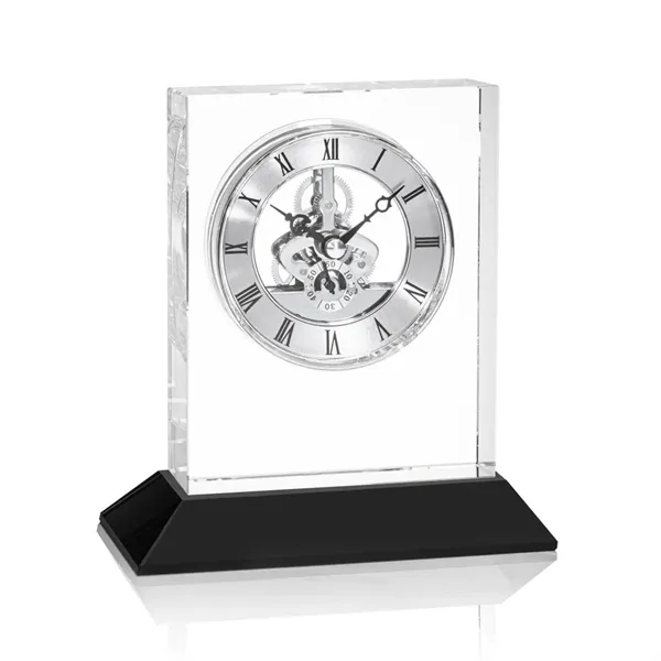 Ashland VividPrint™ Clock on Base - Silver Dial