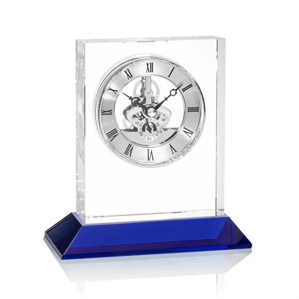 Ashland VividPrint™ Clock on Base - Silver Dial