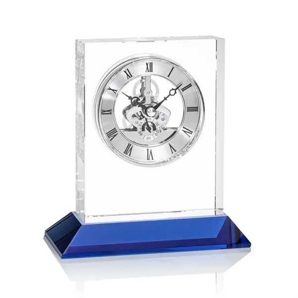 Ashland VividPrint™ Clock on Base - Silver Dial