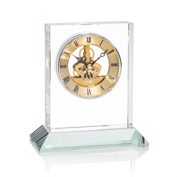 Ashland VividPrint™ Clock on Base - Gold Dial