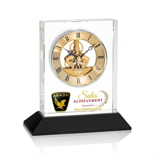 Ashland VividPrint™ Clock on Base - Gold Dial