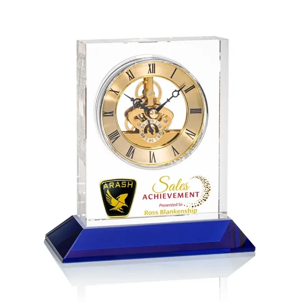 Ashland VividPrint™ Clock on Base - Gold Dial