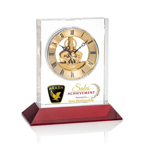 Ashland VividPrint™ Clock on Base - Gold Dial