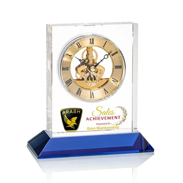 Ashland VividPrint™ Clock on Base - Gold Dial