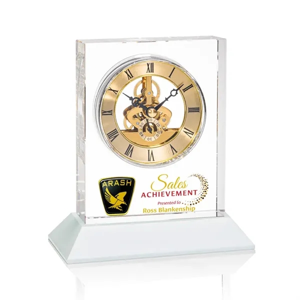 Ashland VividPrint™ Clock on Base - Gold Dial