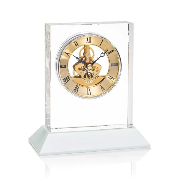Ashland VividPrint™ Clock on Base - Gold Dial