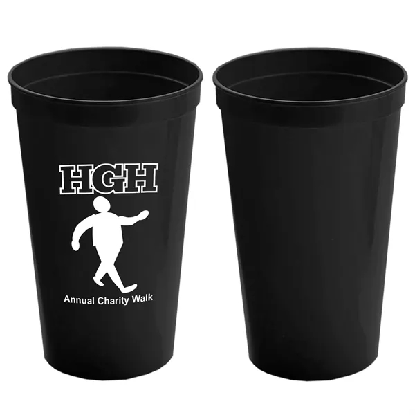 Stackable Polypropylene Stadium Cup, 22 oz. - Stackable Polypropylene Stadium Cup, 22 oz. - Image 2 of 19