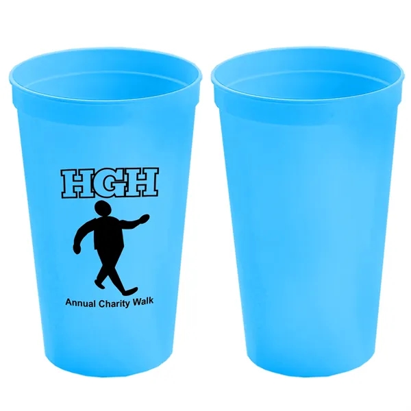 Stackable Polypropylene Stadium Cup, 22 oz. - Stackable Polypropylene Stadium Cup, 22 oz. - Image 6 of 19