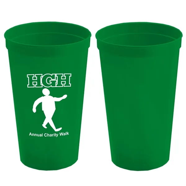 Stackable Polypropylene Stadium Cup, 22 oz. - Stackable Polypropylene Stadium Cup, 22 oz. - Image 7 of 19