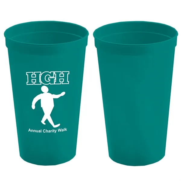 Stackable Polypropylene Stadium Cup, 22 oz. - Stackable Polypropylene Stadium Cup, 22 oz. - Image 13 of 19