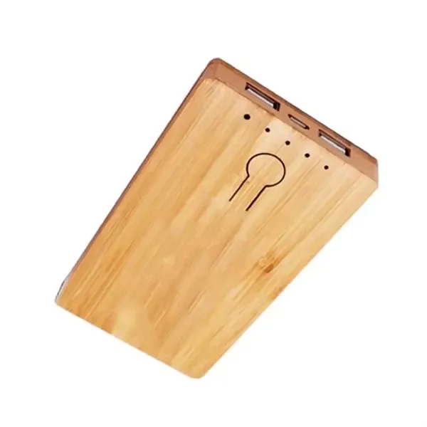 Bamboo Wooden Wireless Power Bank - Bamboo Wooden Wireless Power Bank - Image 3 of 3