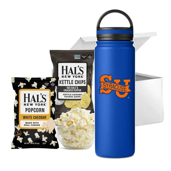Stainless Steel 24 oz Bottle with Snacks Boxed - Stainless Steel 24 oz Bottle with Snacks Boxed - Image 4 of 6