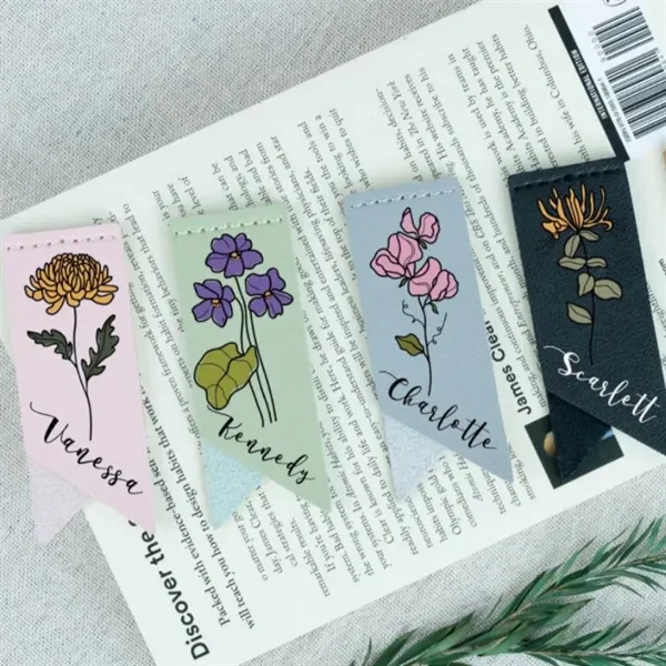 Leather Bookmark Corner Marker Clip Read Sign - Leather Bookmark Corner Marker Clip Read Sign - Image 3 of 3