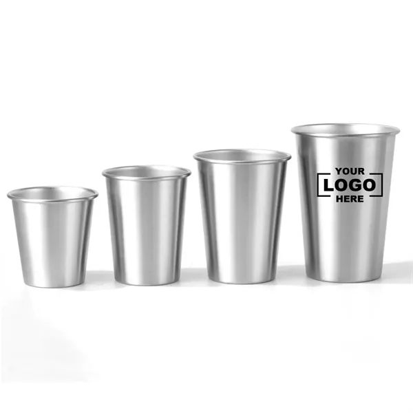 350ML Stainless Steel Beer Pint Cups - 350ML Stainless Steel Beer Pint Cups - Image 0 of 4